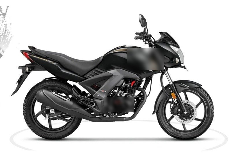 Honda Unicorn motorcycle with tappable part locations