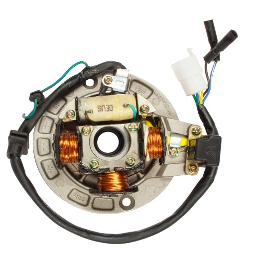 Magnetic coil plate assembly